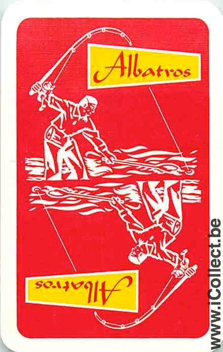 Single Swap Playing Cards Fish Fishing Albatros (PS12-59B)