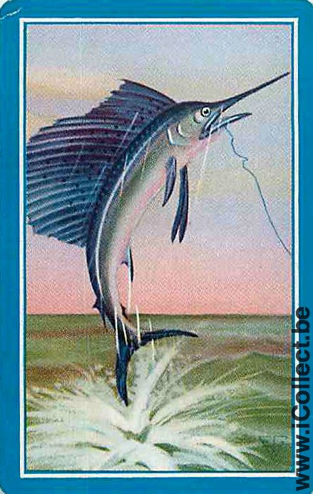 Single Playing Cards Fish Espadon (PS06-15H)