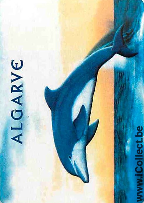 Single Swap Playing Cards Fish Dolfins Algarve (PS12-58B) - Click Image to Close