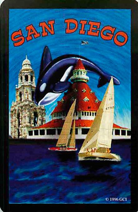 Single Playing Cards Fish Shamu San Diego (PS12-57C)