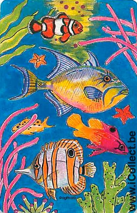 Single Swap Playing Cards Fish Tropical Fish (PS03-51I)