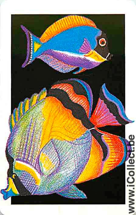 Single Playing Cards Fish Tropical Fish (PS03-52H) - Click Image to Close