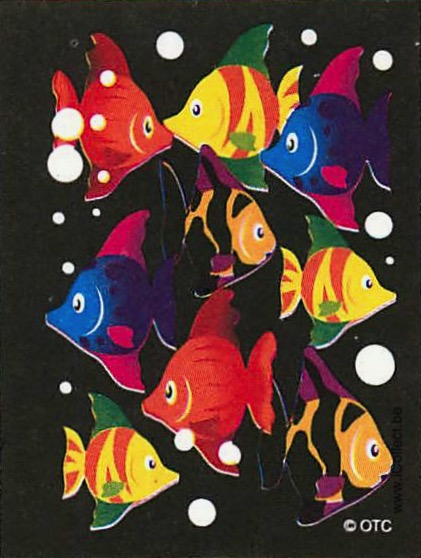 Single Swap Playing Cards Fish Tropical **Mini** (PS02-03D)