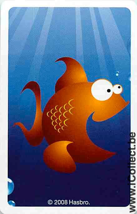 Single Playing Cards Fish Pictural (PS06-56D) - Click Image to Close