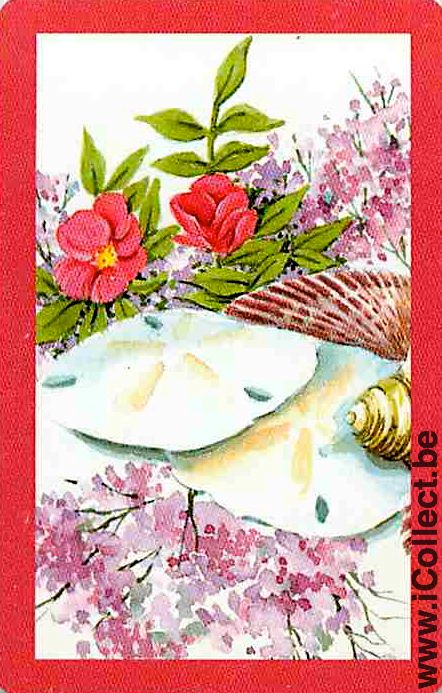 Single Playing Cards Fish Seashell (PS02-53A) - Click Image to Close