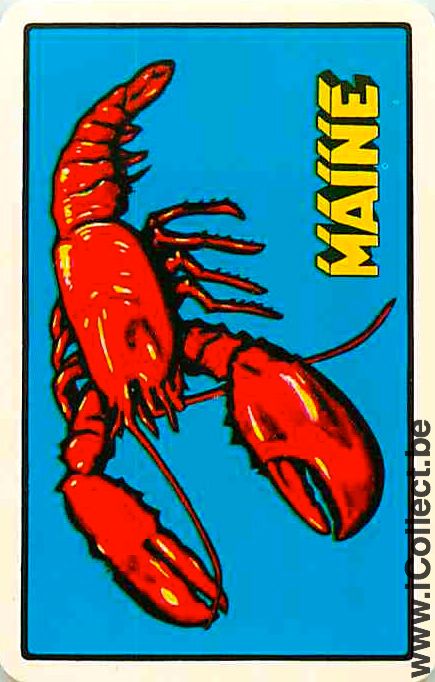 Single Playing Cards Fish Lobster (PS03-60A)
