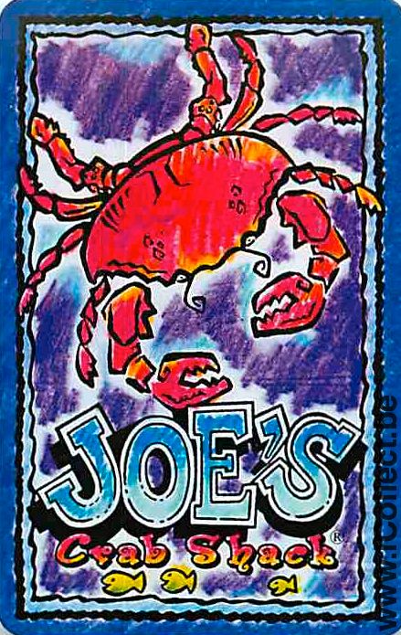 Single Swap Playing Cards Joe's Crab Shack (PS03-60D) - Click Image to Close