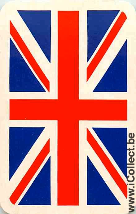 Single Playing Cards Flag UK (PS11-55G) - Click Image to Close