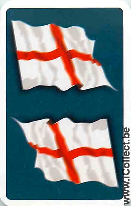 Single Playing Cards Flag England (PS11-58F) - Click Image to Close