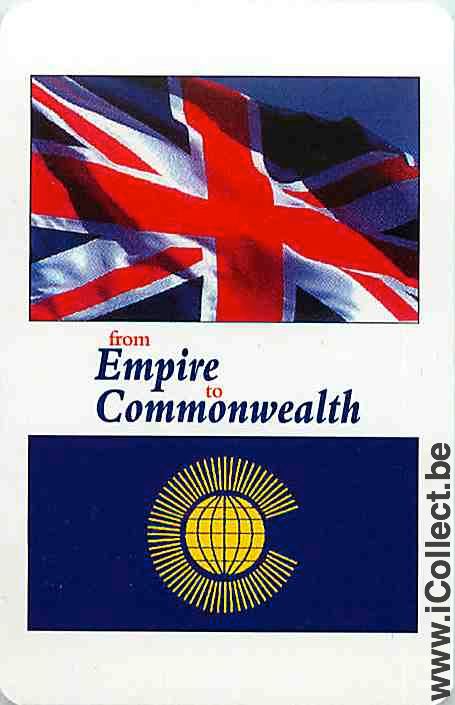 Single Playing Cards Flag UK Commonwealth (PS13-40H)
