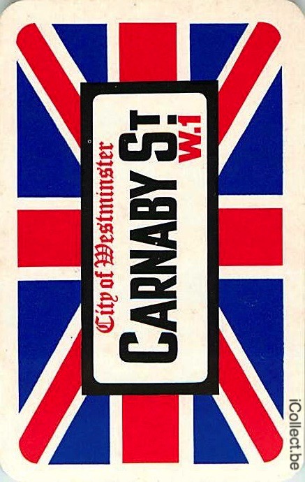 Single Swap Playing Cards Flag United Kingdom (PS17-12B) - Click Image to Close