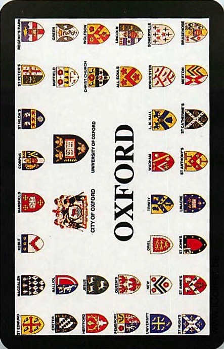 Single Swap Playing Cards Flag UK Oxford (PS18-09I) - Click Image to Close