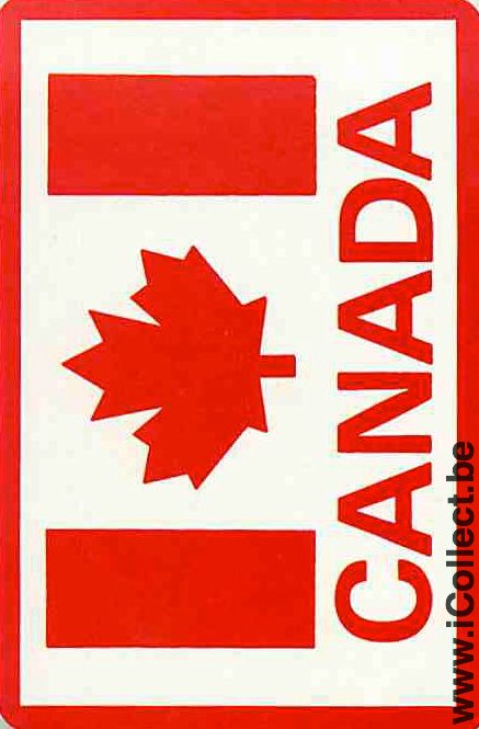 Single Swap Playing Cards Flag Canada (PS11-56D)