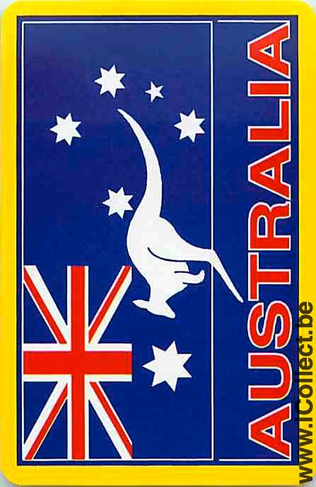 Single Swap Playing Cards Flag Australia (PS01-34C) - Click Image to Close