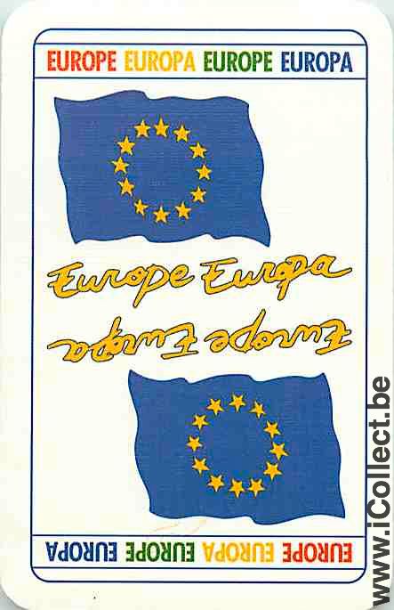 Single Swap Playing Cards Flag Europe (PS11-57G)