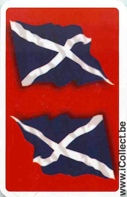 Single Playing Cards Flag Scotland (PS11-58B) - Click Image to Close