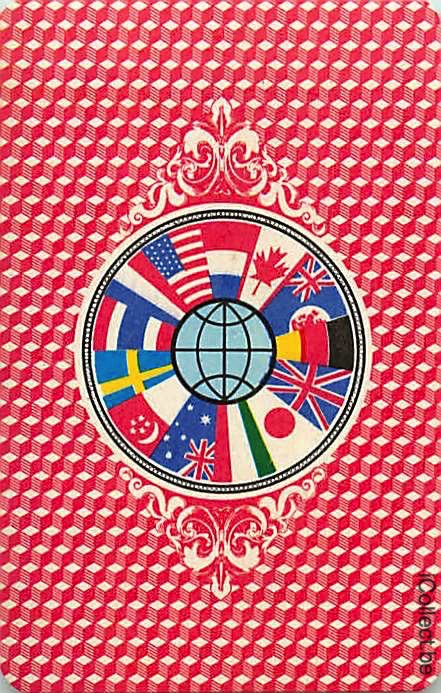 Single Swap Playing Cards Flag Multiple Worldwide (PS17-12H)