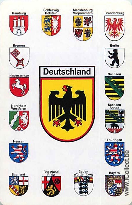 Single Swap Playing Cards Flag Germany (PS18-10A) - Click Image to Close