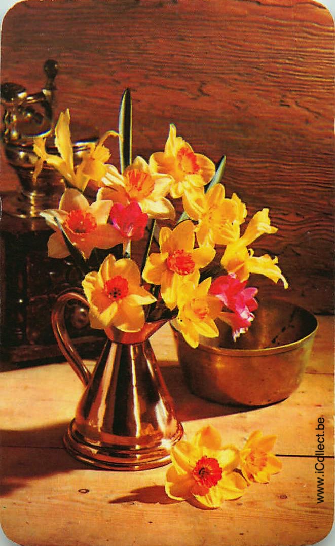 Single Swap Playing Cards Flower Daffodils (PS24-09F) - Click Image to Close