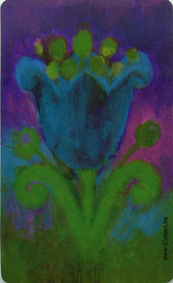 Single Swap Playing Cards Flower Tulips (PS24-16G) - Click Image to Close