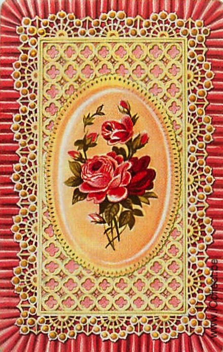 Single Swap Playing Cards Flower Rose (PS21-03B) - Click Image to Close
