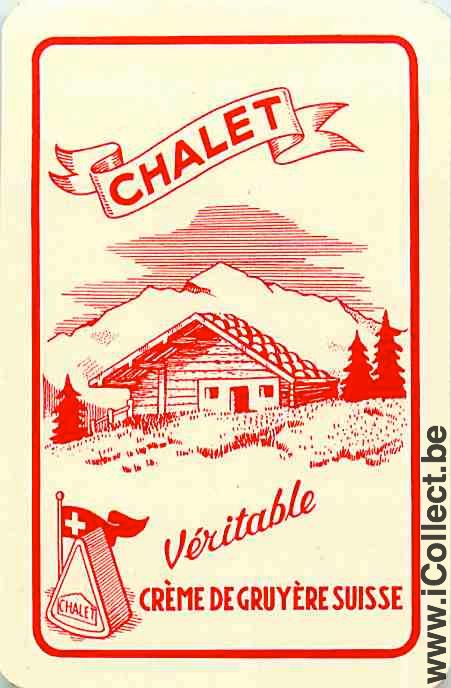 Single Swap Playing Cards Cheese Chalet Gruyere (PS08-42D) - Click Image to Close