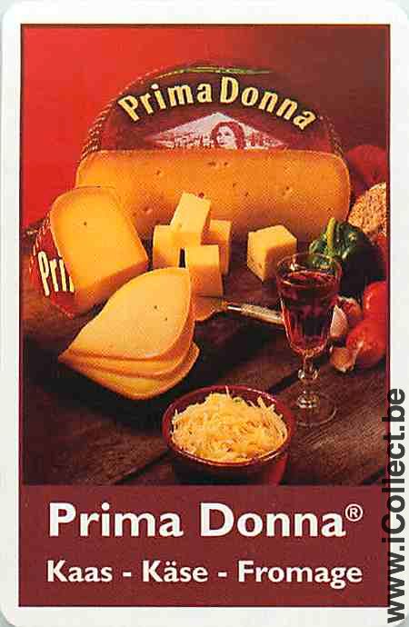 Single Swap Playing Cards Cheese Prima Donna (PS08-48A) - Click Image to Close