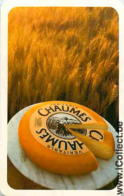 Single Swap Playing Cards Cheese Chaumes (PS08-55A) - Click Image to Close