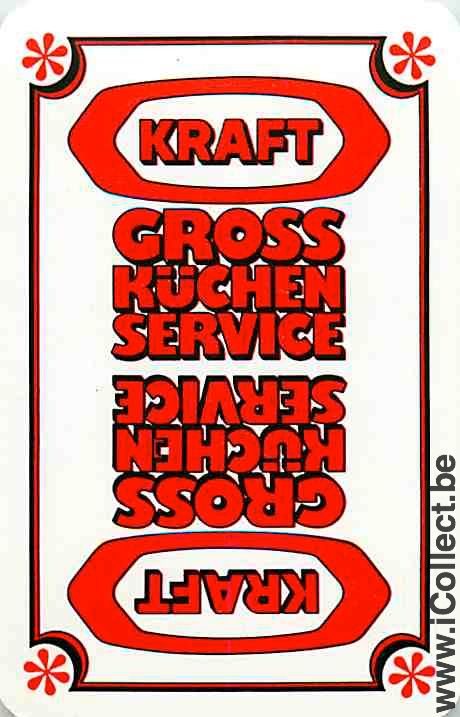 Single Swap Playing Cards Food Kraft Cheese (PS11-04C) - Click Image to Close