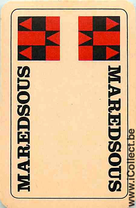 Single Swap Playing Cards Cheese Maredsous (PS03-50D) - Click Image to Close
