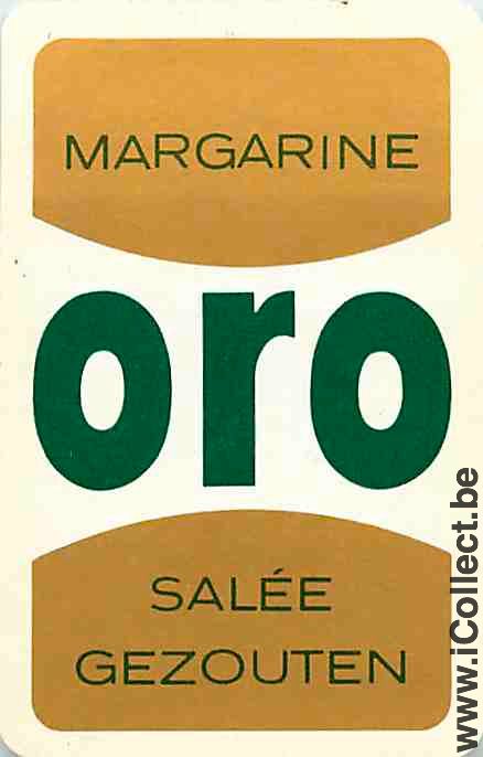 Single Swap Playing Cards Food Margarine Oro (PS14-13G) - Click Image to Close