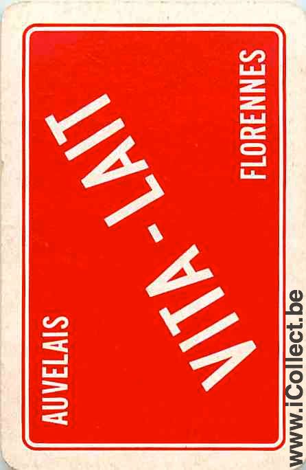 Single Playing Cards Food Vita-Lait Milk (PS14-14I)