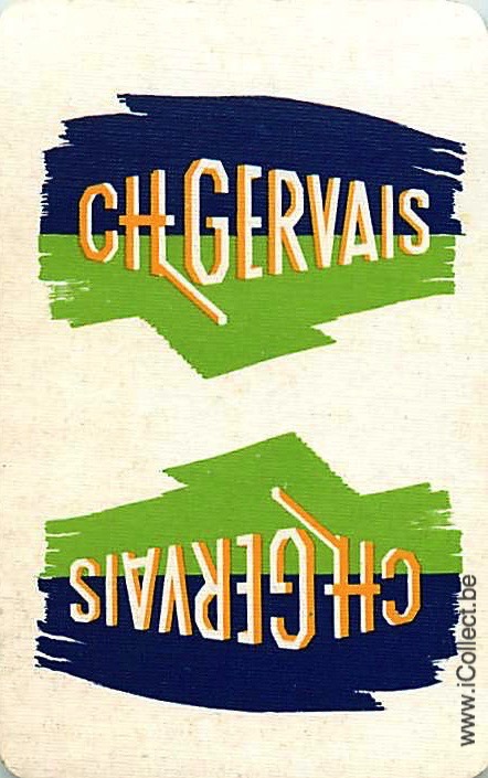 Single Swap Playing Cards Food Ch Gervais (PS18-55B)