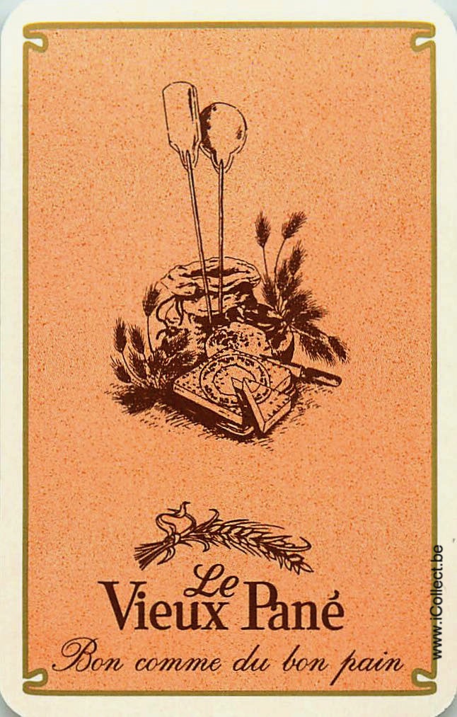 Single Swap Playing Cards Food Vieux Pane Cheese (PS11-34G) - Click Image to Close