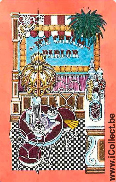 Single Playing Cards Ice Cream Parlor (PS09-47G)