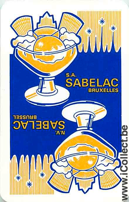 Single Playing Cards Ice Cream Sabelac (PS09-50C)
