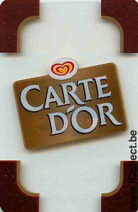 Single Playing Cards Ice Cream Carte D Or (PS09-50F)