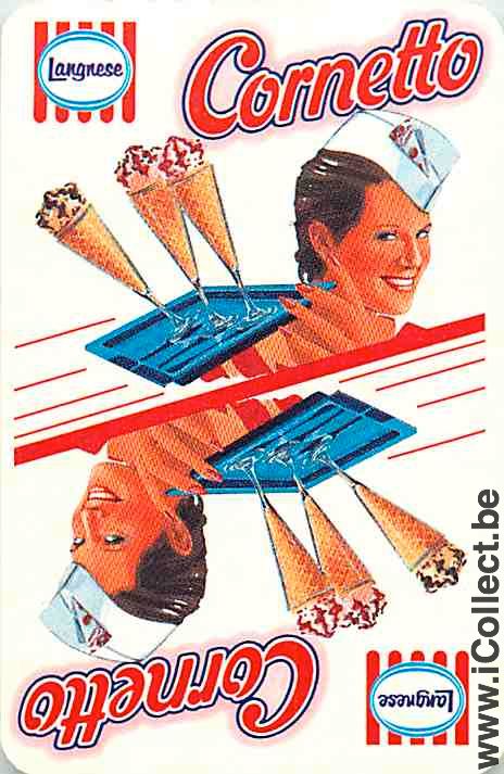 Single Playing Cards Ice Cream Cornetto Langnesse (PS10-49D)