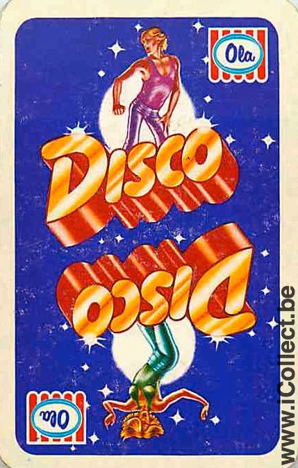 Single Swap Playing Cards Ice Cream Disco Ola (PS10-49E)