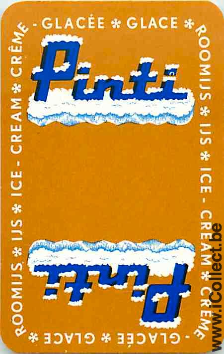Single Playing Cards Ice Cream Pinti - Dark (PS10-51C)