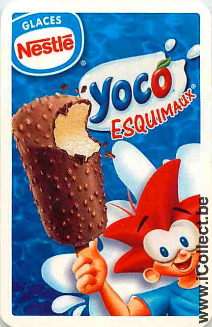 Single Swap Playing Cards Ice Cream Yoco Nestle (PS06-47H) - Click Image to Close