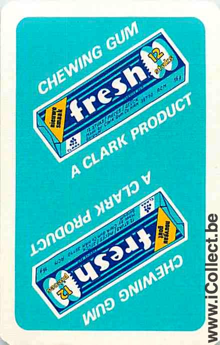 Single Swap Playing Cards Fresh Clark Chewing Gum (PS12-01B)
