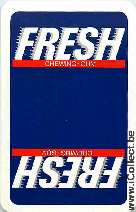 Single Swap Playing Cards Food Fresh Chewing-Gum (PS12-01C)