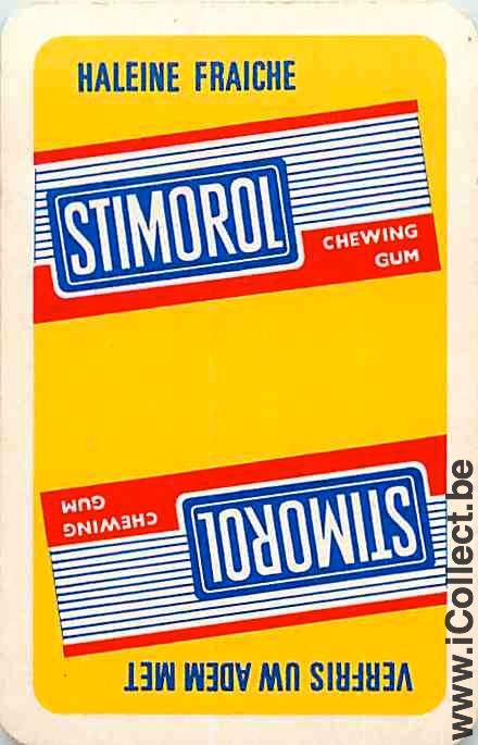 Single Swap Playing Cards Food Stimorol Chewing-Gum (PS12-01E)