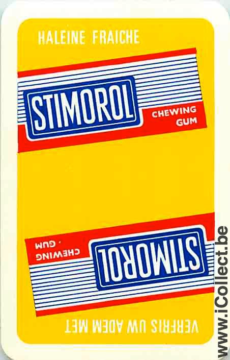 Single Swap Playing Cards Stimorol Chewing Gum (PS12-01F)
