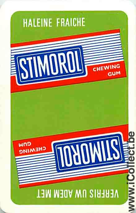 Single Swap Playing Cards Stimorol Chewing Gum (PS12-01G)