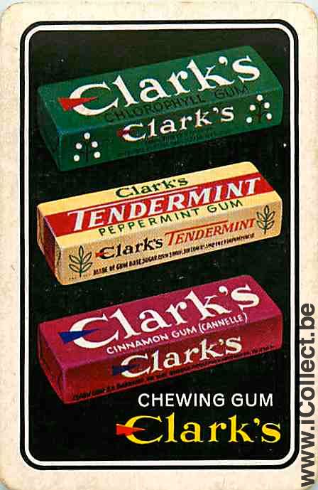 Single Swap Playing Cards Clark's Chewing Gum (PS12-01H)