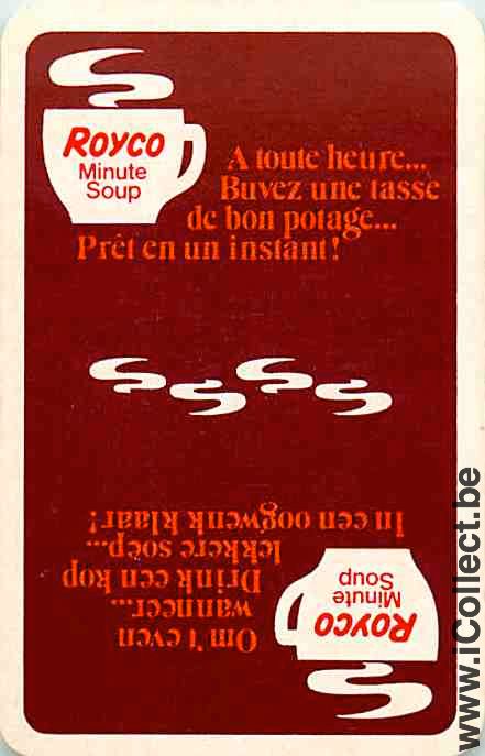 Single Swap Playing Cards Food Royco Minute (PS12-02F)