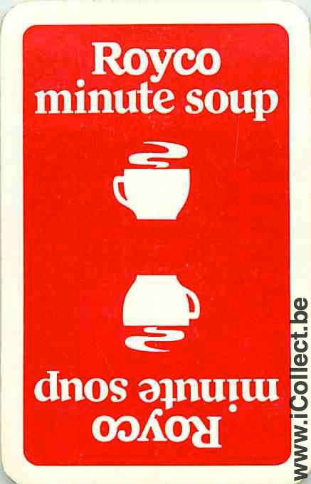 Single Swap Playing Cards Food Royco Minute Soup (PS12-03A) - Click Image to Close