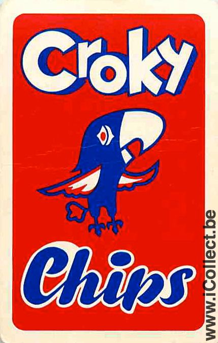 Single Swap Playing Cards Food Chips Croky (PS08-15D)